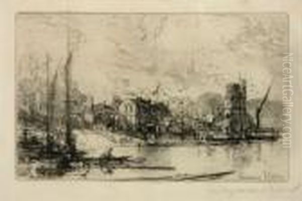 Shepperton; Twickenham Church;
Harry Kelly's, Putney; Opposite Theinn, Purfleet (s. 74b; 98; 107; 128) - view 1