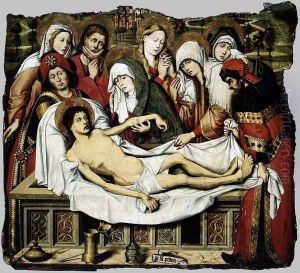 Entombment of Christ 1490s by Pedro Sanchez