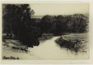 A Sunset In Ireland (schneiderman 47) by Sir Francis Seymour Haden