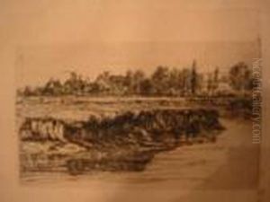 Sonning Bank by Sir Francis Seymour Haden