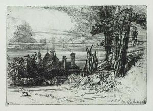 Horsley's House At Willesley by Sir Francis Seymour Haden