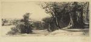 Kensignton Gardens No. 1 by Sir Francis Seymour Haden