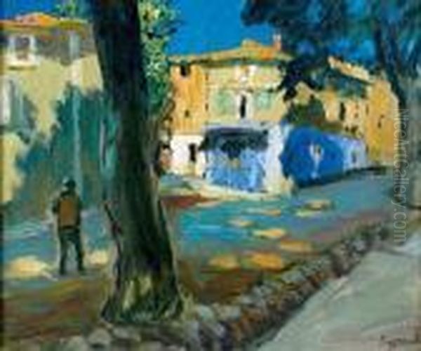 Devanture Bleue A Saint Chamas - view 1