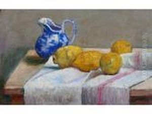 Nature Morte Aux Citrons. by Rene Seyssaud
