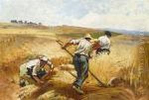 Les Moissonneurs. by Rene Seyssaud
