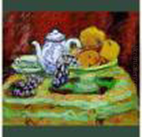 Nature Morte Au Compotier Et A La Theiere Vers 1920 - view 1