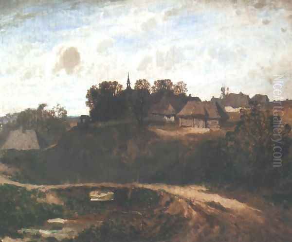 Study of a Polish Village - view 1