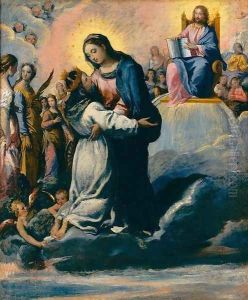 The Virgin Receiving St Stephen of Hungary in the Paradise