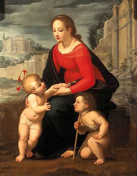 he Madonna and Child with the Infant Saint John the Baptist - view 1