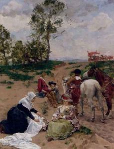 La Halte by Robert Von Steiger