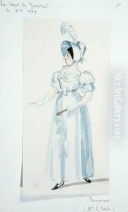 George Sand 1804-76 playing the part of Herminie in the play La Soeur de Jocrisse, 14th August 1949