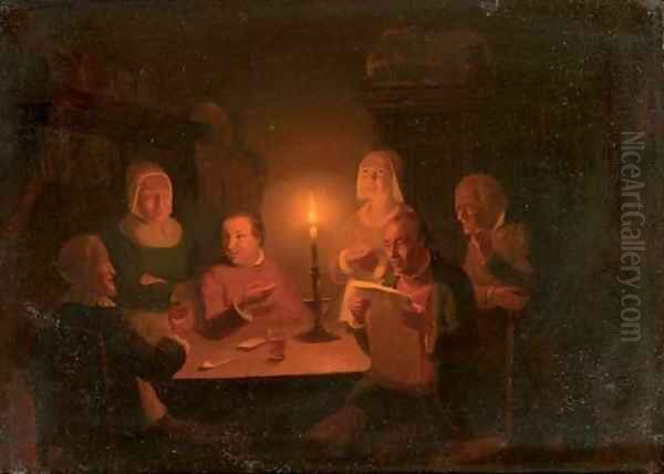 At home by candlelight - view 1