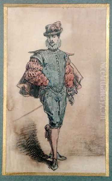 Male character in historical costume - view 1