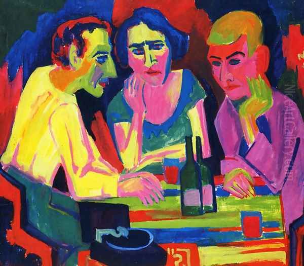 Three Figures at the Table - view 1