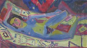 Liegender Akt, 1924-26 by Hermann Scherer