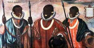 Warriors of the Esmereldas, 1599 by Adrian Sanchez Galque