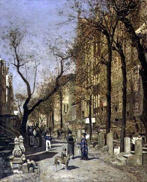 Holy Spirit Street, Danzig, 1880 - view 1
