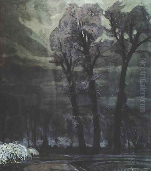 Lazienki Park at Night - view 1