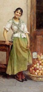 The Peach Seller by Novo Stefano