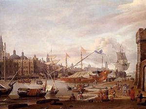 A Capriccio Of The Grand Canal, Venice by Abraham Jansz Storck