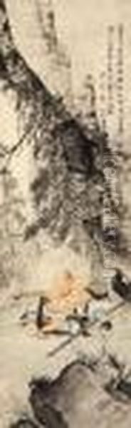 Monk With A Cloth Bag - view 1