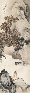 Resting By An Autumn Stream by Chen Shaomei