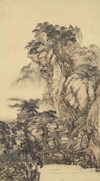 Landscape In The Manner Of Guoxi - view 1