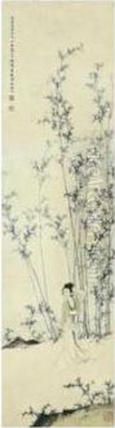 Lady By The Bamboo Grove - view 1