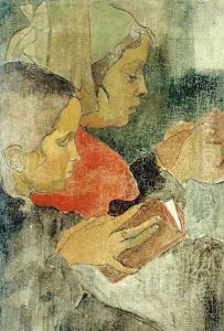 Breton Peasant Women at Mass, 1894 by Armand Seguin