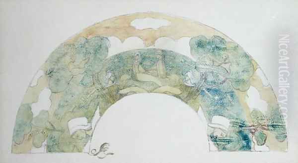 Fan - Bretons by the Sea, 1896 - view 1