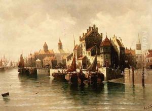 Kieler Canal by August von Siegen