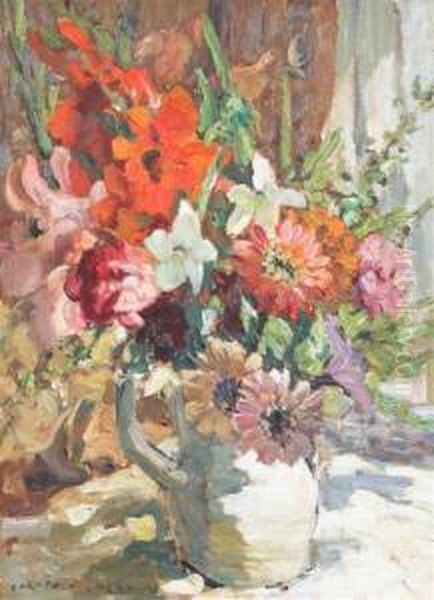 Still Life Of Flowers In A Jug - view 1