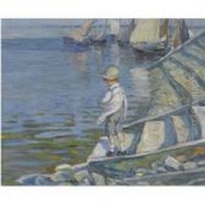 On The Harbour Steps by Dorothea Sharp
