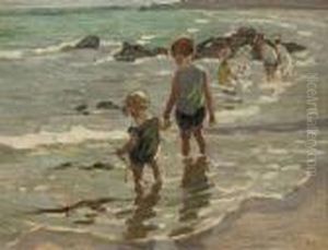 Paddling In The Shallows by Dorothea Sharp