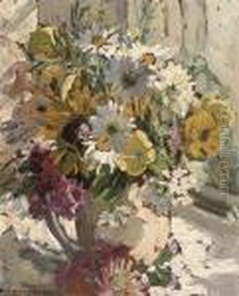 Summer Flowers In A Vase - view 1