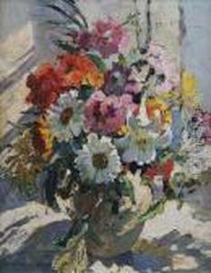 Sharpe Still Life Offlowers In A Vase by Dorothea Sharp