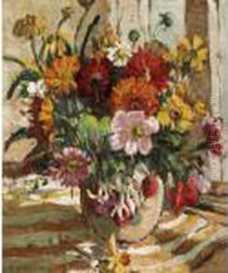 Still Life With Flowers by Dorothea Sharp