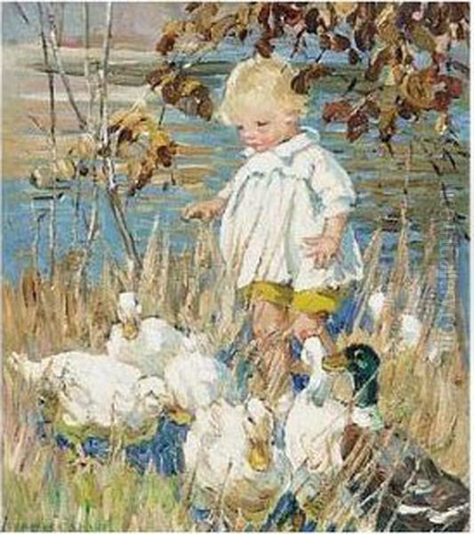 Feeding Ducks - view 1