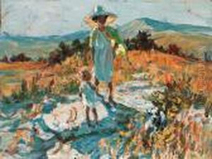 On A Sunlit Path by Dorothea Sharp