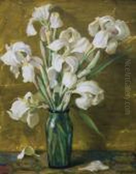 White Irises - view 1