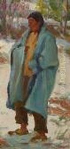 Indian Hunter by Joseph Henry Sharp