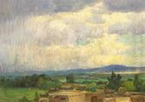 From My Studio Window, Taos - view 1