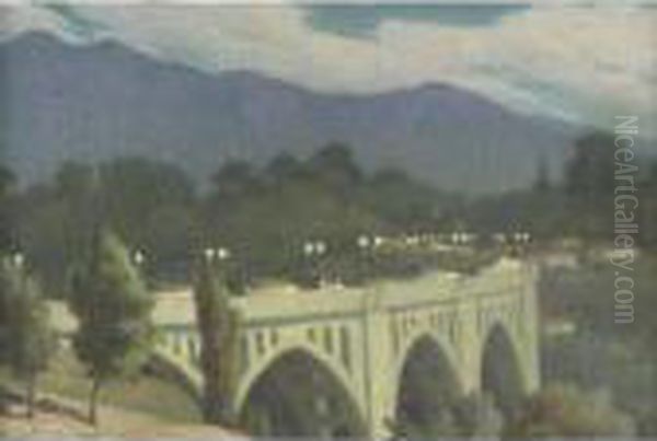 Pasadena Bridge, California - view 1