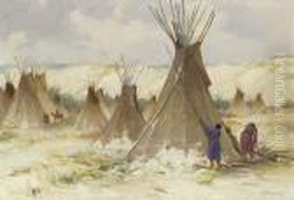 Early Winter On Crow Reservation, Montana - view 1