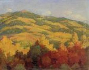 View From U.s. Hill-near Taos by Joseph Henry Sharp