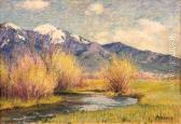 Taos Mountain, Springtime - view 1