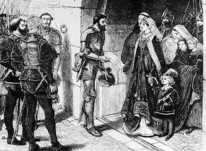 Scotch Peers Demanding the Children of Queen Margaret by William Small