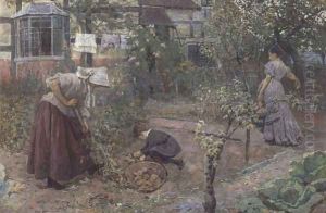 The Kitchen Garden, 1871 by William Small