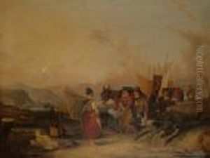 Unloading The Catch by William Joseph Shayer