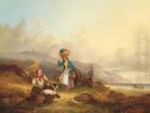 Bringing In The Catch by William Joseph Shayer